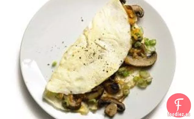 Tortilla De Champiñones Y Clara De Huevo