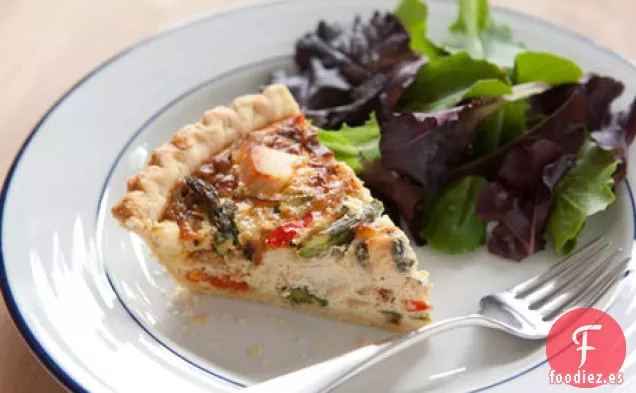 Quiche De Pavo Y Verduras Asadas