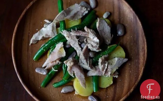 Ensalada Tibia De Atún Y Frijoles
