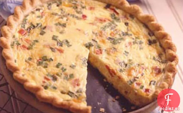 Quiche de Pollo y Maíz de Nueva Inglaterra