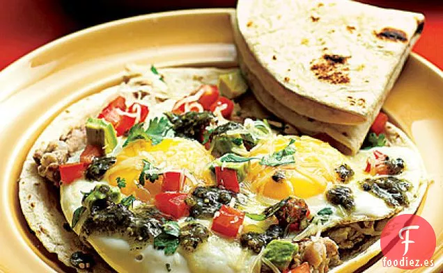 Huevos Mexicanos con Frijoles