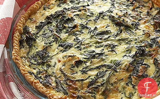 Quiche de Espinacas y Queso