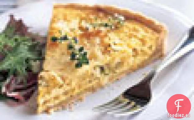 Quiche de Calabaza Amarilla y Mozzarella con Tomillo Fresco