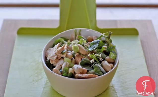 Ensalada De Atún, Frijoles Y Berros