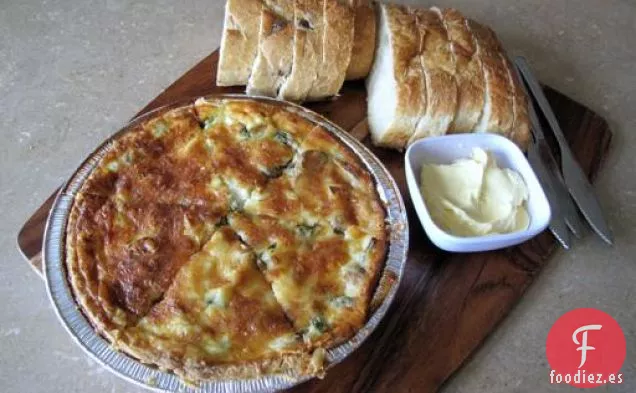 Quiche de Espárragos de Setas Suizas