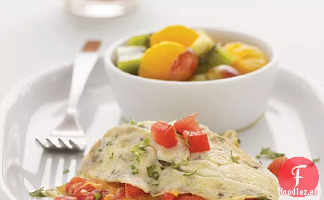 Tortilla de Queso y Tomate