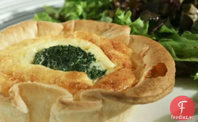 Quiche De Brócoli Y Queso Cheddar