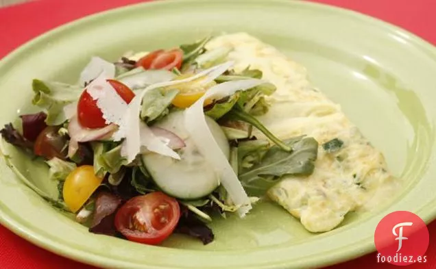 Tortilla con Cebolla, Calabacín y Fontina