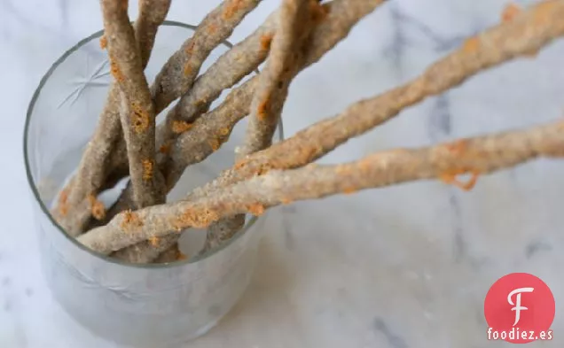 Receta de Pajitas de Queso de Trigo Sarraceno