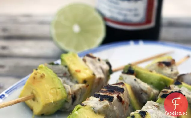 Brochetas De Atún Y Aguacate