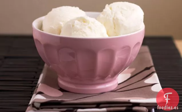 Helado de Vainilla Fácil