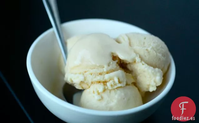 Helado De Vainilla Sin La Máquina