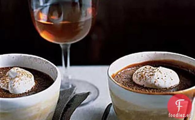 Ollas de Crema de Chocolate con Leche