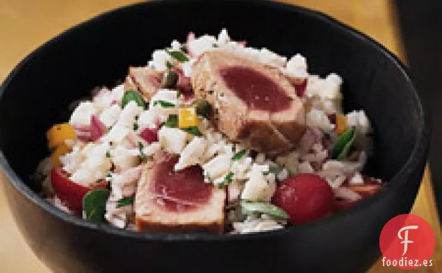 Ensalada De Arroz Siciliano Con Atún A La Brasa