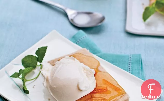 Pan Corto con Mermelada y Helado de Vainilla