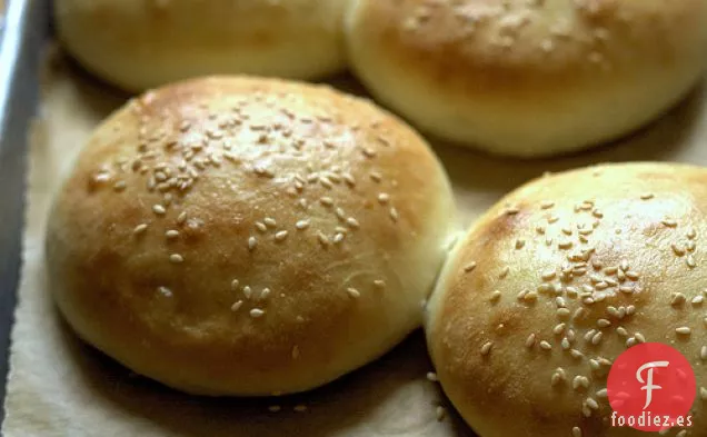 Bollos de Hamburguesa de Brioche Ligeros