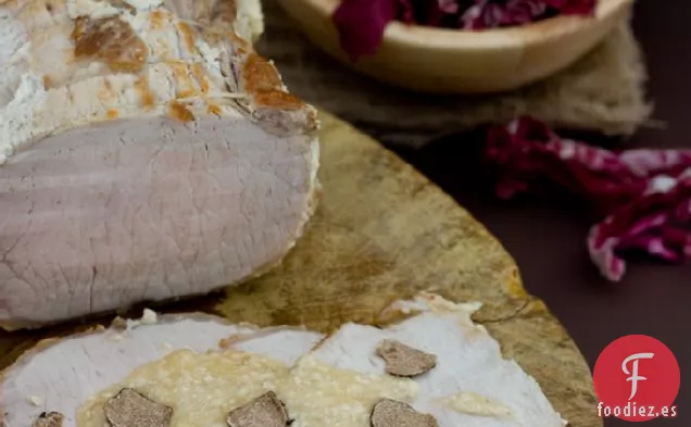 Solomillo De Cerdo Con Leche Y Trufa Blanca