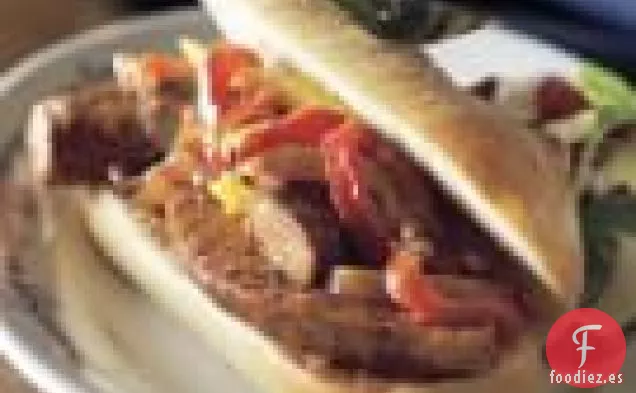 Sándwiches de Salchicha y Pimienta