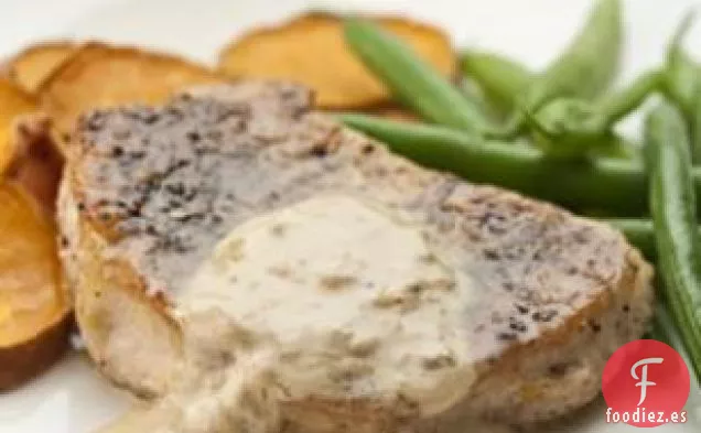Chuletas De Cerdo Al Poivre