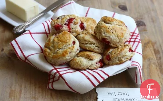 Galletas de Fresa y Pimienta Negra
