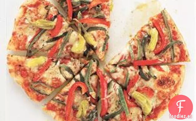 Receta de Pizza Picante de Tres pimientos