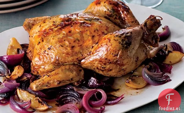 Pollo Asado a la Pimienta y la Menta de Alepo
