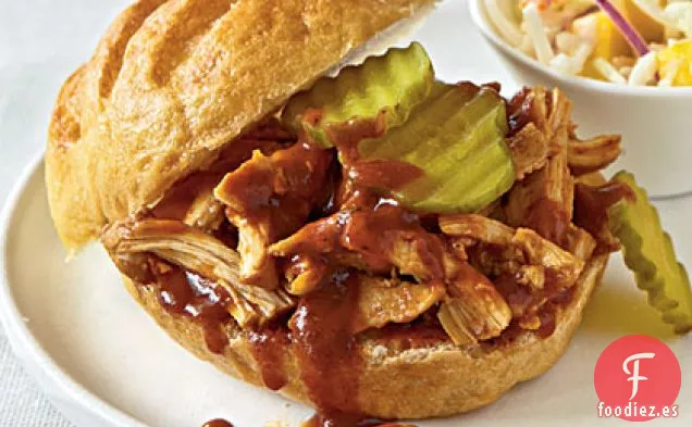 Sándwiches de Pollo con Melaza y Pimienta Negra