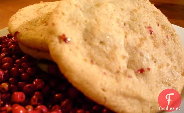 Galletas de Especias y Azúcar de Pimienta Rosa