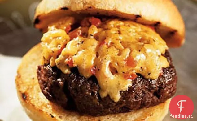 Hamburguesa Dorada con Queso de Pimiento
