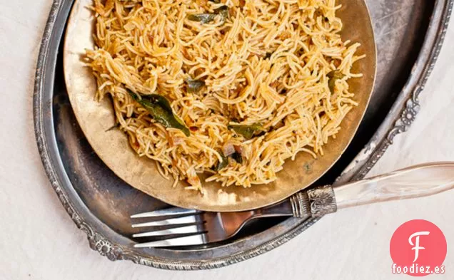 Fideos Salteados Indios