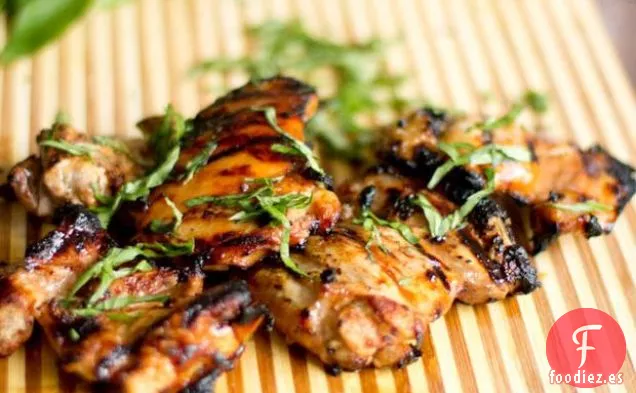 Receta de Pollo A la Parrilla Con Miel y Limón