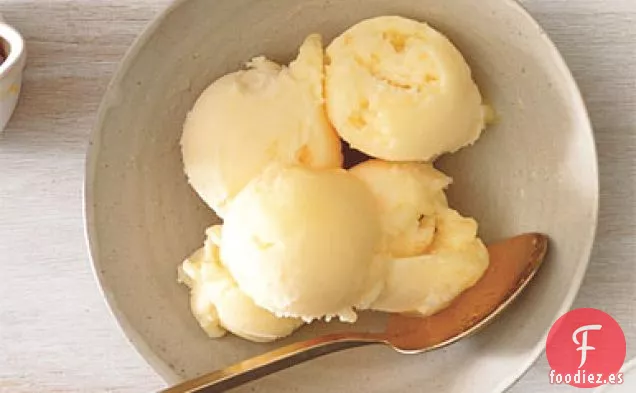 Sorbete De Naranja Fresca Con Especias Y Miel