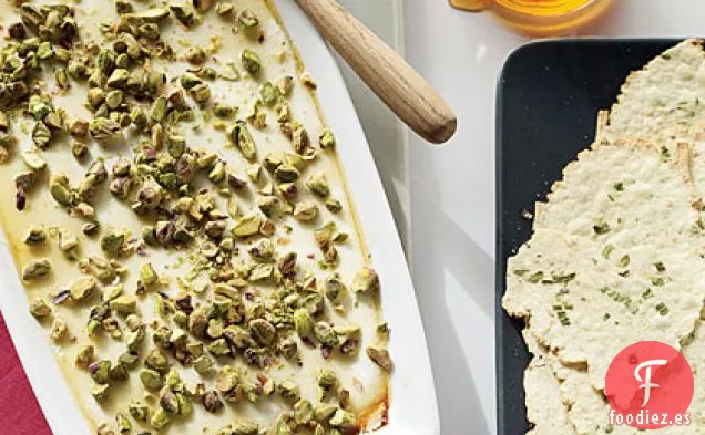 Chèvre con Pistachos y Miel