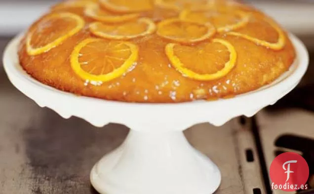 Tarta Invertida de Naranja y Miel