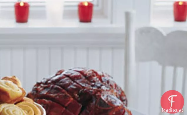 Jamón Horneado de naranja miel