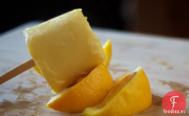 Helados de Crema de Naranja Caseros