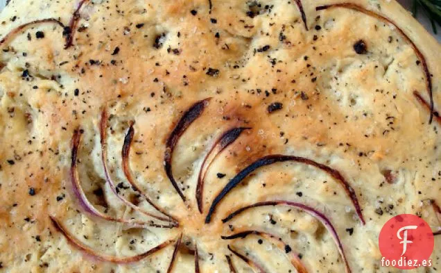 Focaccia De Romero Y Cebolla Morada