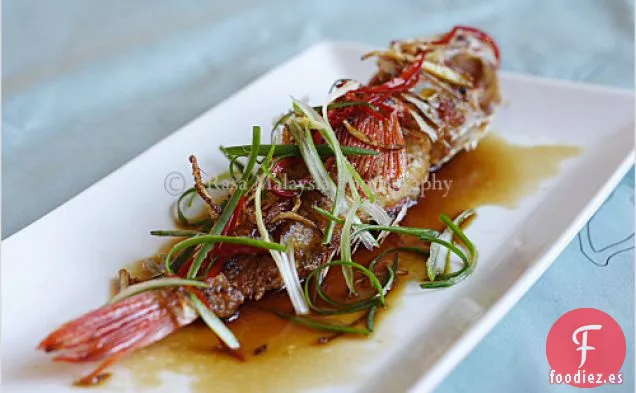 Receta De Pescado Frito Con Salsa De Soja