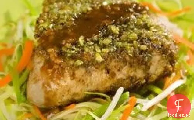 Filetes de Atún Con Incrustaciones de Wasabi