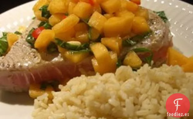 Filetes de Atún con Salsa de Melón