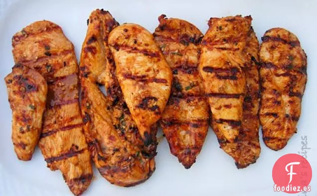 Receta Asiática de Pollo a la Parrilla