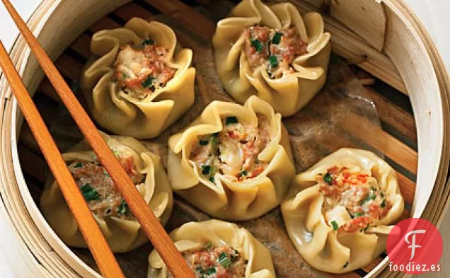 Albóndigas de Cerdo y Camarones (Shu Mai)