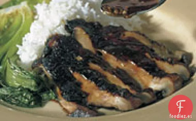 Filete asiático de Portabella marinado