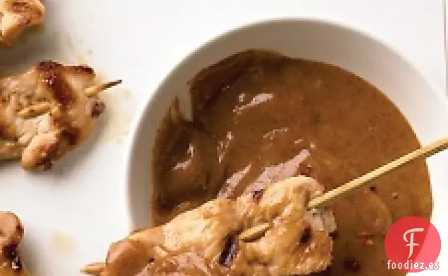 Brochetas de Pollo Satay