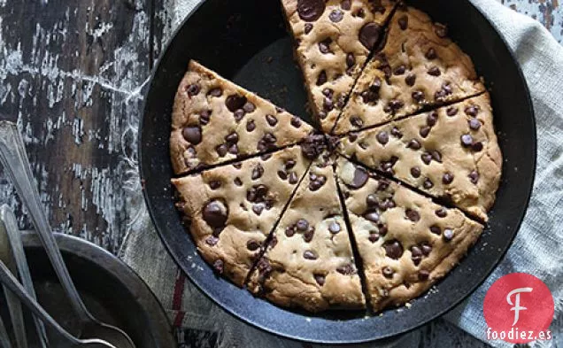 Sartén de Galletas con Chispas de Chocolate