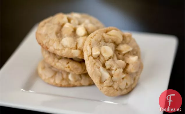 Galletas de Nueces de Macadamia de Chocolate Blanco