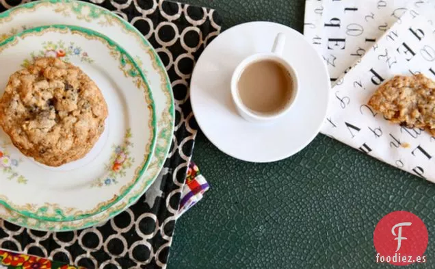 Galletas con Plumín de Avena, Nuez y Cacao