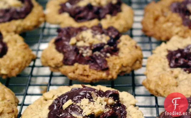 Galletas De Chocolate Y Avena De Nuez