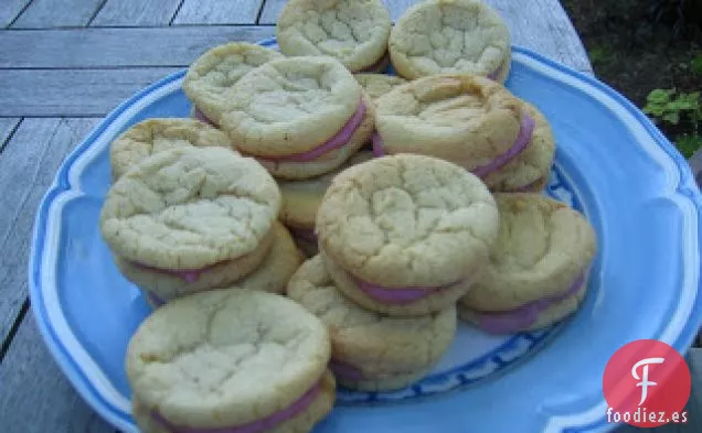 Sándwiches de Crema de Frambuesa