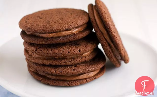 Galletas de Sándwich de Malta de Chocolate